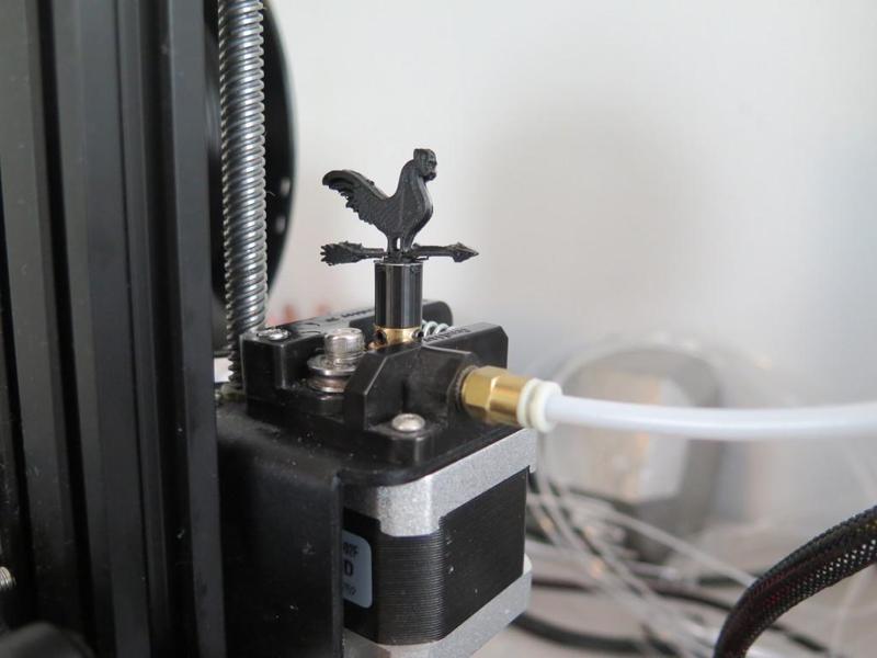 Weather vane Extruder Spinner