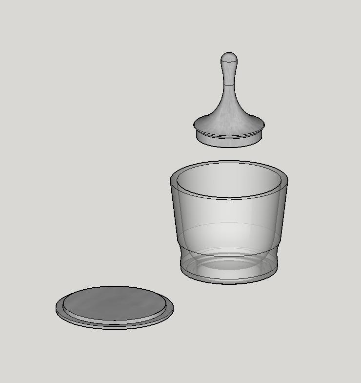 Espresso Grinds Funnel Tumbler Shaker