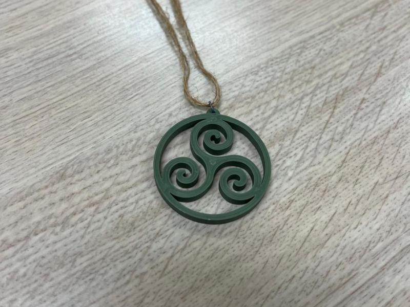 Triskel Medallion