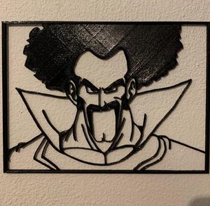 Dragon Ball: Mr. Satan - Framed lithograph