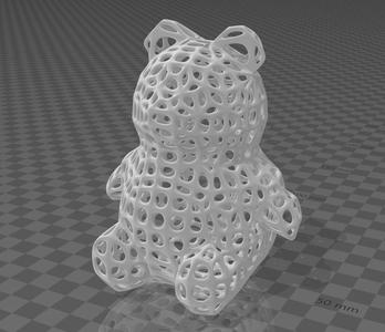 Charming 3D-Printed Bear