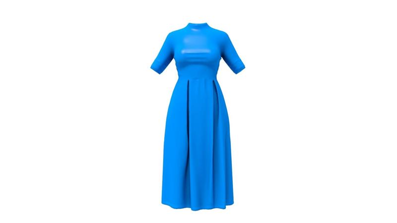 dress / dress stl / Evening Dress / Party Dress / Dress Elegant / Dress Corset