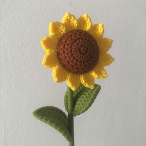 sunflower knitted crochet
