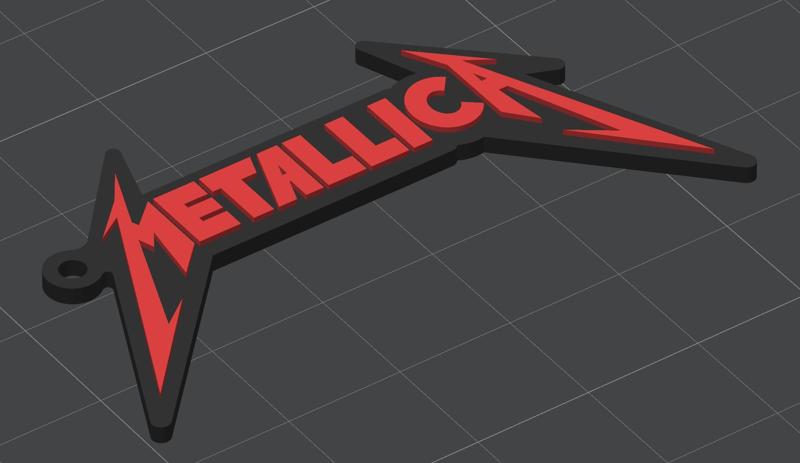 Metallica keychain