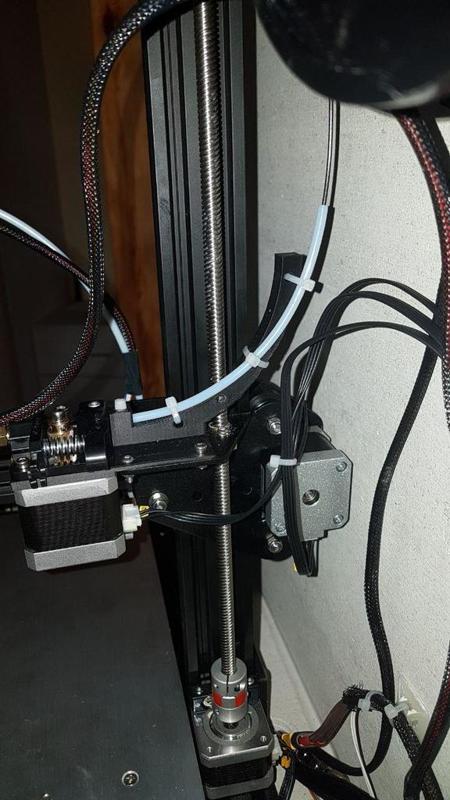Filament guidance and insert support