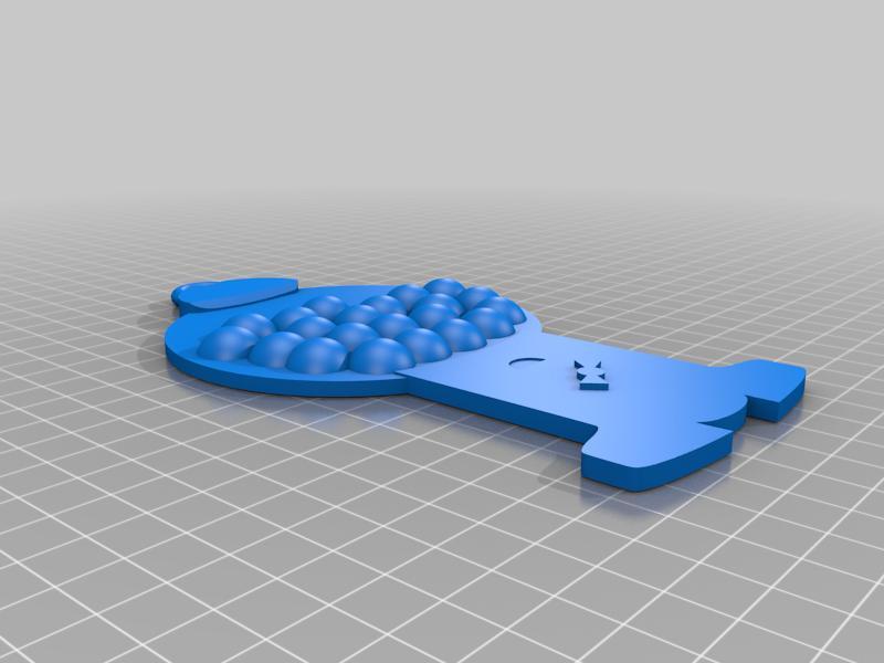 Gumball Machine KeyChain / Zipper Pull