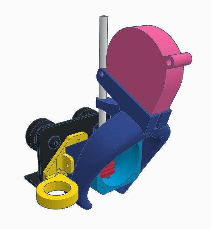 CR-10 FANG OEM remixed + ABL on Plate + M3-Nut-holes + 40mm or 5015 Fang