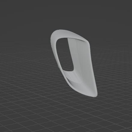 Porsche Side fender Air Intake Scoops Vents for Porsche 911 991 Turbo S 2-Door 2014-2016