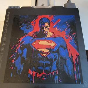 Superman Hueforge Fanart 150x150mm