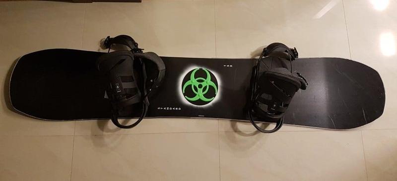 Biohazard Inspired Snowboard Stomp