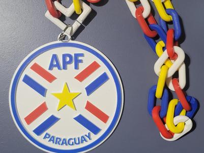 PARAGUAY COPA AMERICA 3D Logo 180mm series