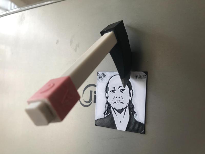 Axe Refrigerator Magnet