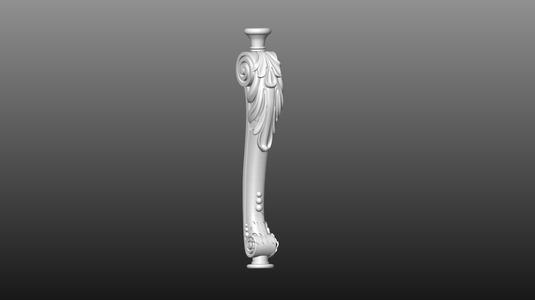 furniture leg 3D