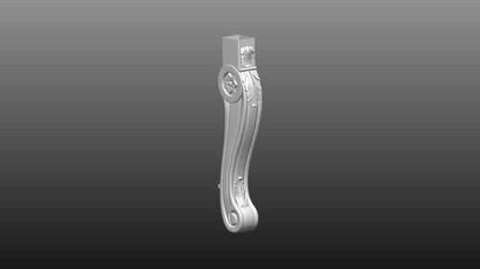 furniture leg 3D cnc