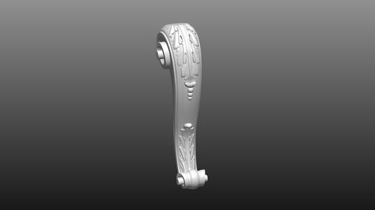 furniture leg 3D cnc