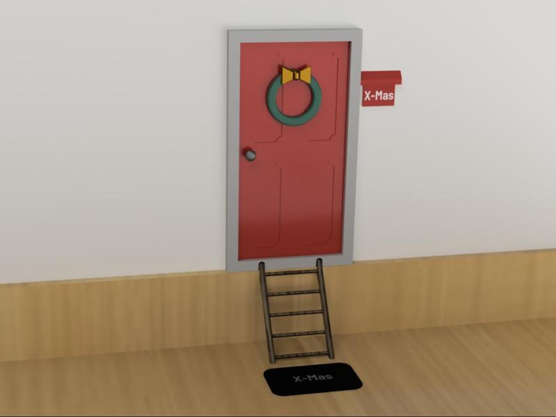 Miniature Christmas Door (Wichtel Tür)