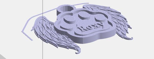 Angel Wings Dog Keychain/Ornament