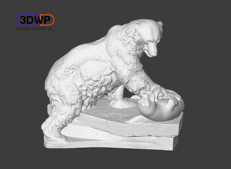 Polar Bear Sculpture (3D Scan)