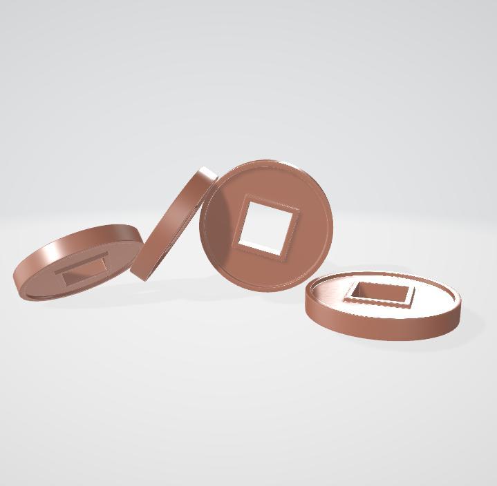 Chinese coin antique piece decor