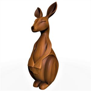 kangaroo statue