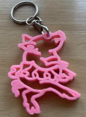 Humor key ring