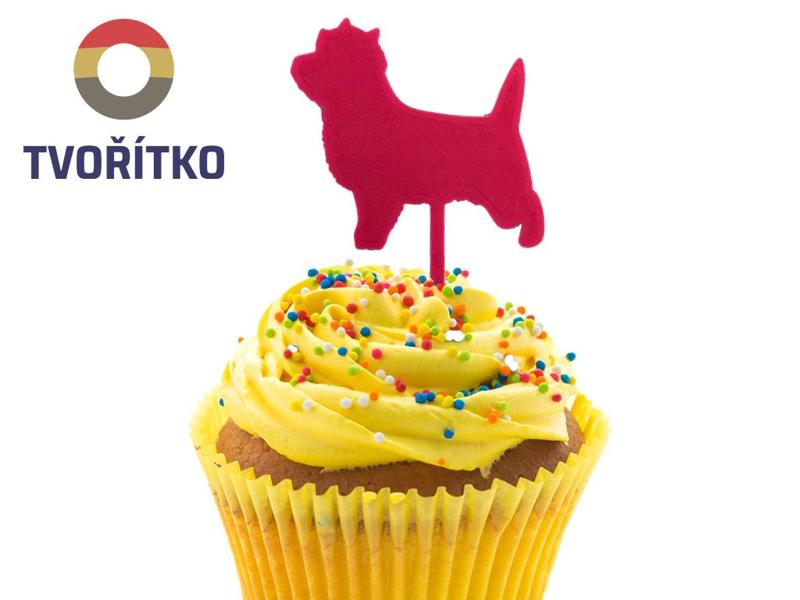 Cupcake Topper - Cairn Terrier dog 2