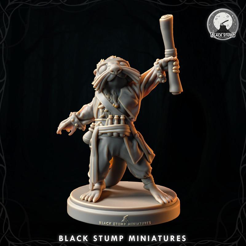 Musk Raft-In-The Delta, Mustel Sorcerer + Original Race 5E + Shadowdark .PDF!