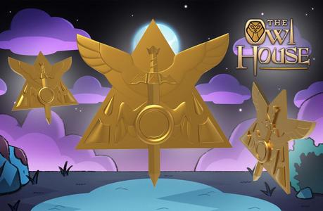 Emperors Coven symbol pin from The Owl House STL file for cosplay