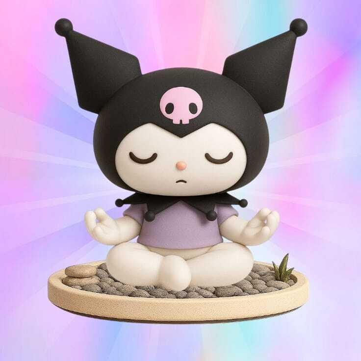 hello kitty candy meditation kuromi