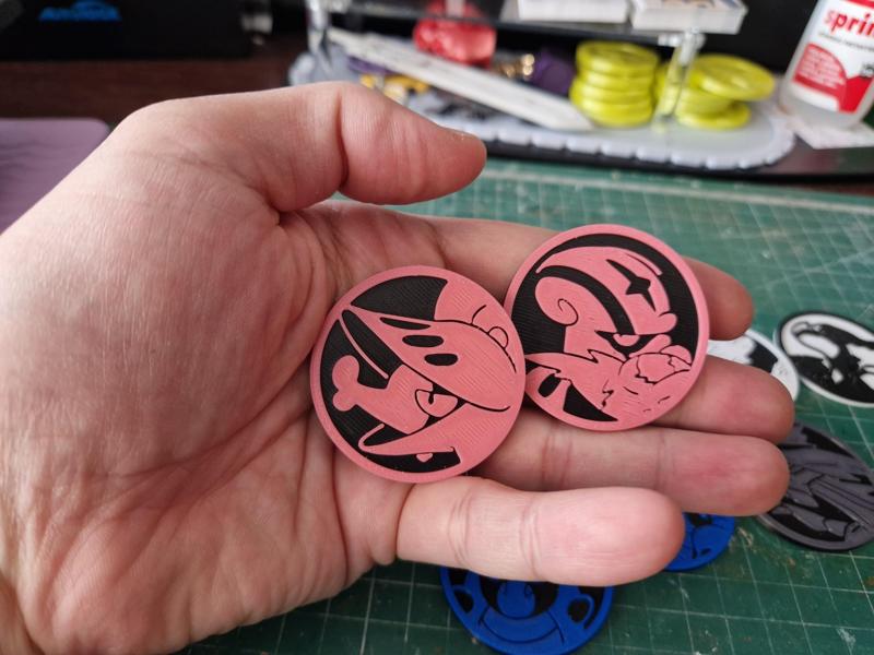 Shelmet & Accelgor Pokemon Coin