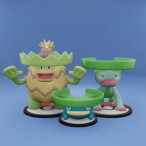 Pokemon No. 270-272 Lotad, Lombre, Ludicolo