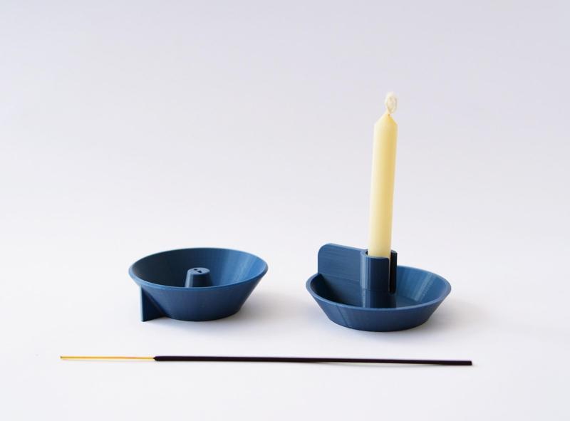 Candlestick & Incense Holder - Candlestick & Incense Holder