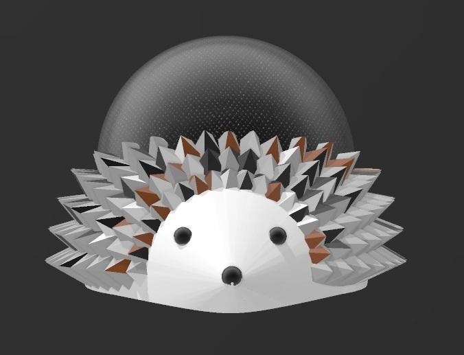 Suporte Alexa Echo Dot 4a e 5a Geração Ouriço Versão 2