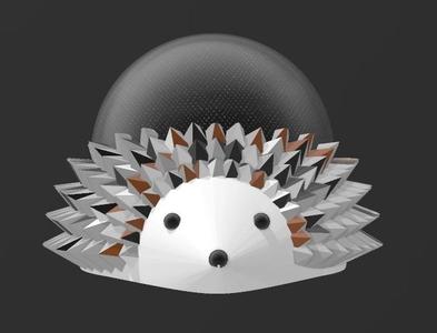 Suporte Alexa Echo Dot 4a e 5a Geração Ouriço Versão 2