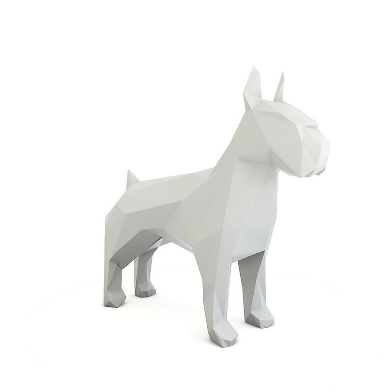 Schnauzer Dog Geometric