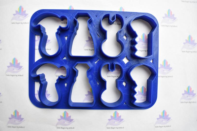 Mold Multiple mini father's day tools