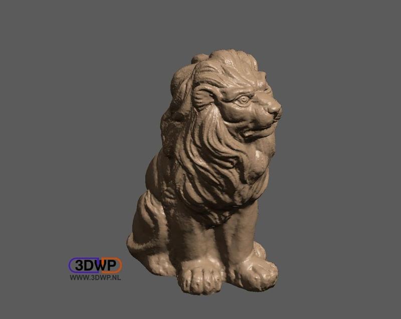 Lion Sculpture 3D Scan