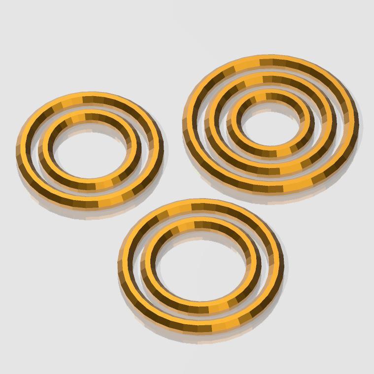 Simple Stitch Markers 4-10 mm Closed Rings