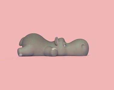 Sleepy Hippo Chopstick holder