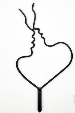 Cake topper Wedding - couple kiss