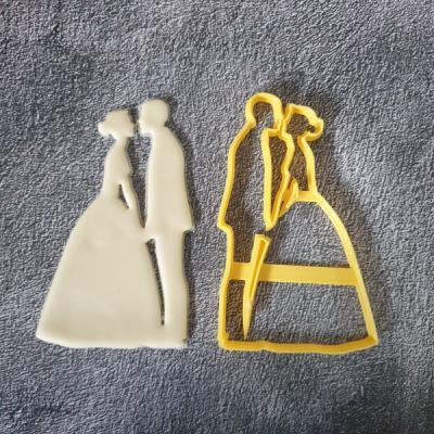 Bride And Groom Kissing Cookie Cutter