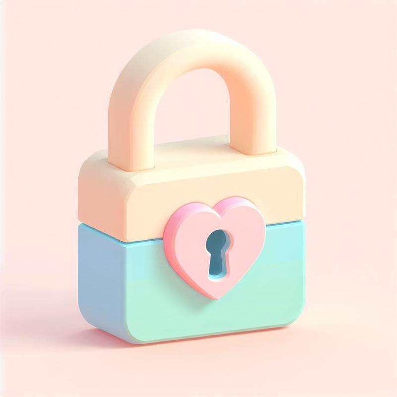 Love Padlock - Symbol of Eternal Love 3D Model