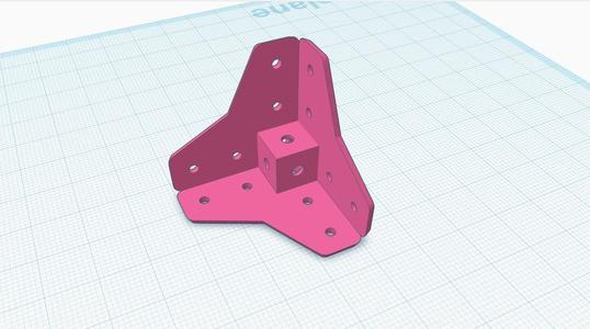 makerbeam corner cube extended 1010