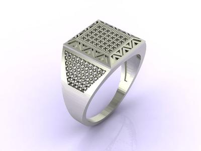 Gents Ring - Mens Ring STL READY FILES  Jewelry Rings For Men