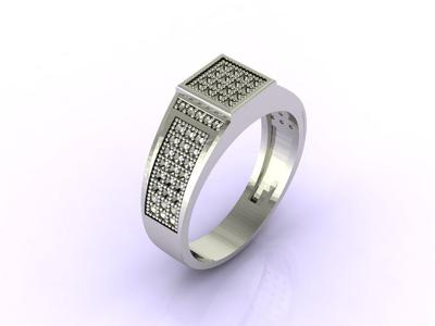 Gents Ring - Mens Ring STL READY FILES  Jewelry Rings For Men