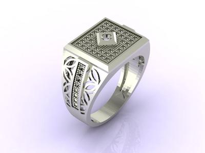 Gents Ring - Mens Ring STL READY FILES  Jewelry Rings For Men