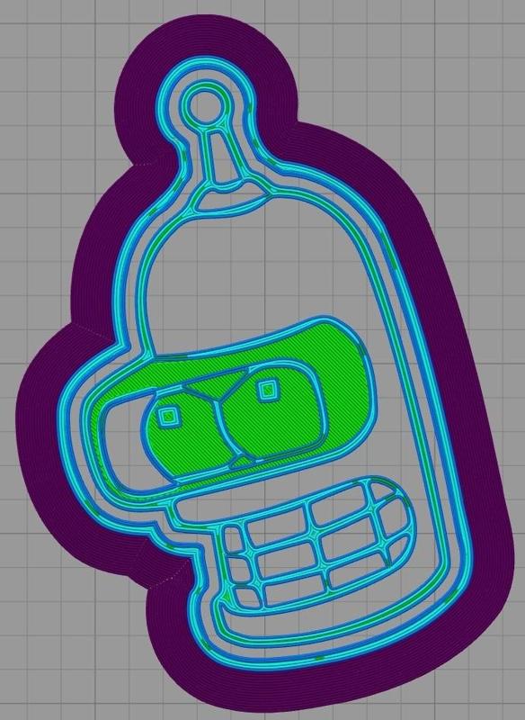 Bender Rodriguez Futurama Cookie Cutter