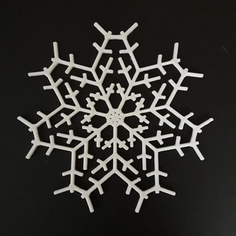 Customizeable Fractal Snowflakes