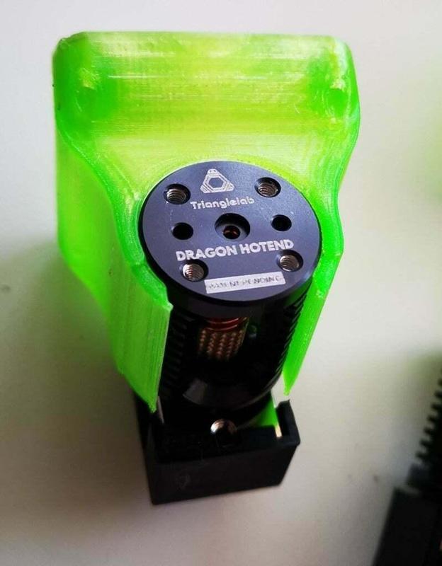 Dragon Hotend 40mm Fanduct - not clip on!