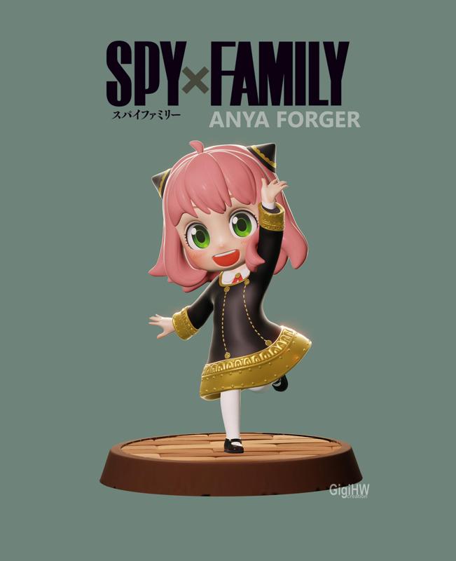 Anya forger spy x family  Chibi 3D Print